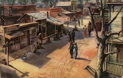 Ghost Town Street Postcard