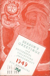 Seasons Greetings and Successful Collecting Throughout, 1949, Bob Hendricks, Postcard Club of America Postcard