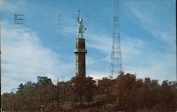 Vulcan, Atop Red Mountain Birmingham, AL Postcard Postcard Postcard