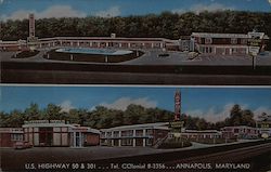 Annapolis Terrace Motel Postcard