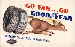 Go Far... Go Goodyear Postcard