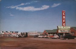 Slim Olson's Cafe and Slim Olson's Postcard