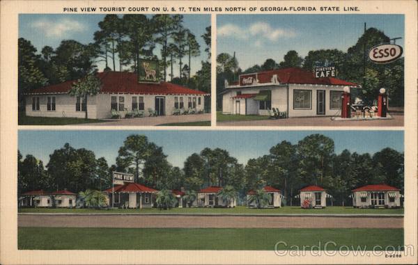 Pine View Tourist Court Woodbine Georgia