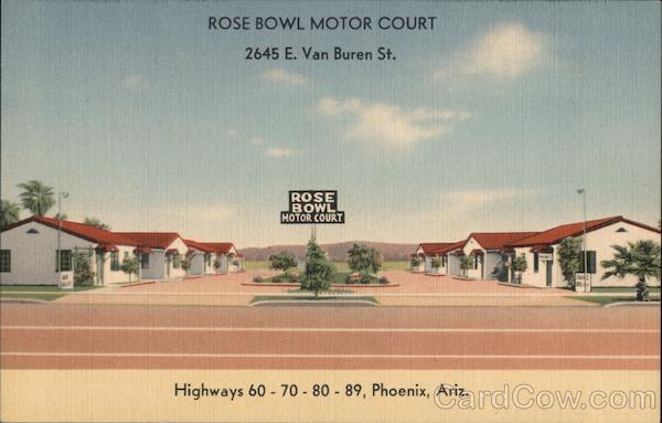 Rose Bowl Motor Court Phoenix Arizona