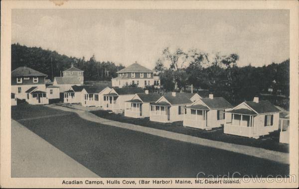 Acadian Camps, Hulls Cove, Mt Desert Island Bar Harbor Maine