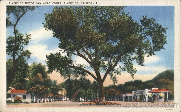 Riverside Motor Inn Auto Court California