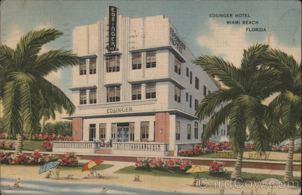 Edsinger Hotel Miami Beach Florida