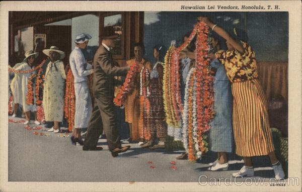 Hawaiian Lei Vendors Honolulu