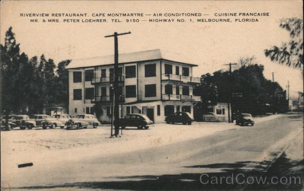 Riverview Restaurant, Cafe Montmartre Melbourne Florida