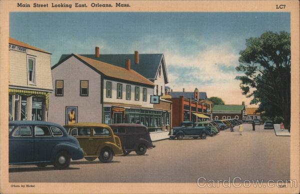 Main Street Looking East Orleans Massachusetts Hicks