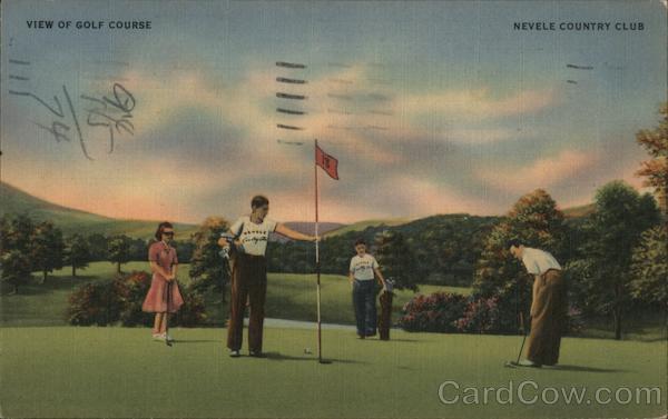 View of Golf Course - The Nevele Country Club - Vacationing Year Round Ellenville New York