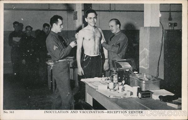 Inoculation and Vaccination - Reception Center Military