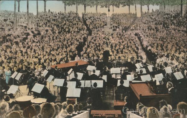 The Amphitheatre, View From The Stage Chautauqua New York