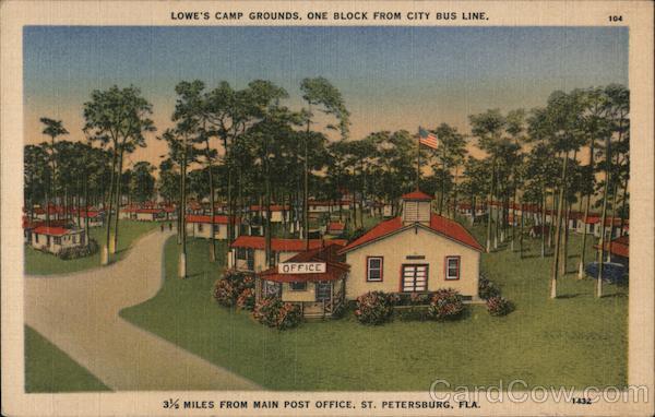 Lowe's Camp Grounds St. Petersburg Florida