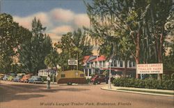 World's Largest Trailer Park Bradenton, FL Postcard Postcard Postcard