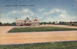 Municipal Airport Indianapolis, IN Postcard Postcard Postcard