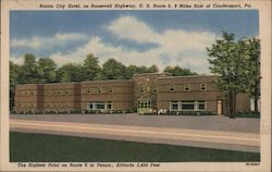 Potato City Hotel, on Roosevelt Highway Coudersport, PA Postcard Postcard Postcard