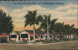 Doll Houses Tourist Cottages Postcard