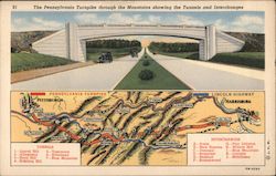 The Pennsylvania Trunpike Postcard