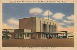 The Station of the National Railways of Mexico Postcard