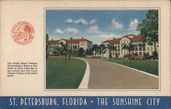 The United States Veterans Administration Home at Bay Pines St. Petersburg, FL Postcard Postcard Postcard
