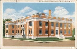 Orangeburg County Court House Postcard