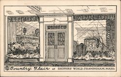 Country Flair at Shoppers' World Postcard