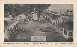 Lazy Eye cotagges - Located near Little River - Coast Highway No. 1 Postcard