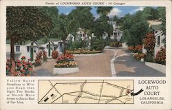 Lockwood Auto Court Los Angeles, CA Postcard Postcard Postcard