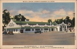 The Interstate Nu-Joy Restaurant Postcard