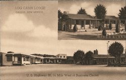 Log Cabin Lodge Gallup, NM Postcard Postcard Postcard