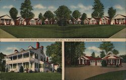 Del Haven White House Cottages Postcard