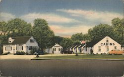 Crystal City Cabins Postcard