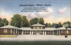 Chamberlayne Motor Court Postcard