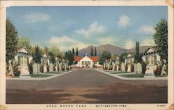 Utah Motor Park Postcard