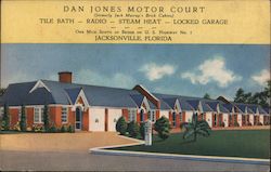 Dan Jones Motor Court Postcard