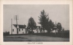 Hilltop Cabins Postcard