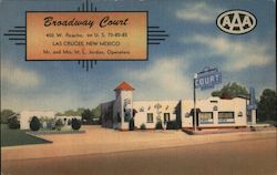 Broadway Court Las Cruces, NM Postcard Postcard Postcard