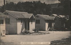 Riverside Tourist Court Postcard