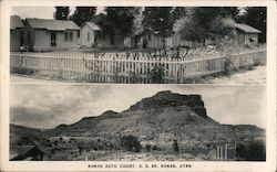 Kanab Auto Court Utah Postcard Postcard Postcard