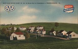 Mont-Calm Motor Court Postcard