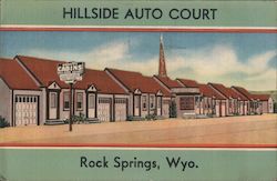 Hillside Auto Court Postcard
