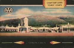Camp Fort Lewis Tourist Courts Postcard