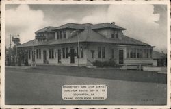 Houghton's One Stop Service Postcard