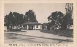 The Elms, On U.S. 112 Inside City Limits Postcard