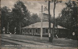 Adams Grove on Boston Post Road Postcard