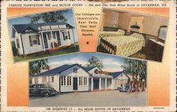 The Plantation Inn Restaurant and Motor Court Postcard
