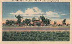 All-State's Court Decatur, AL Postcard Postcard Postcard