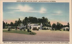 Green Acres Motor Court Postcard