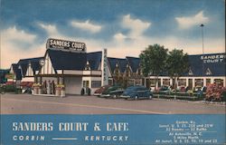 Sanders Court & Cafe Postcard